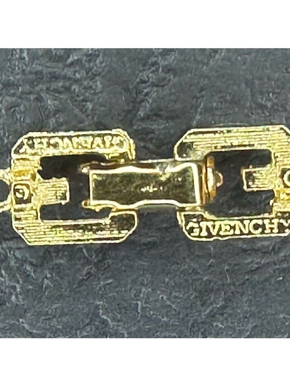 Givenchy Gold-Tone Logo Chain Necklace 15” - Picture 3 of 4